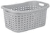Sterilite Weave Laundry Basket, Grey, 26 x 18.38 x 12.5 inch