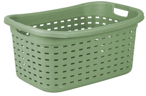 Sterilite Weave Laundry Basket, Grey, 26 x 18.38 x 12.5 inch