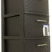 Sterilite 3-Drawer Brown Weave Tower, (15" D x 12.6" W x 24" H (38.1 x 32.1 x 61 cm)