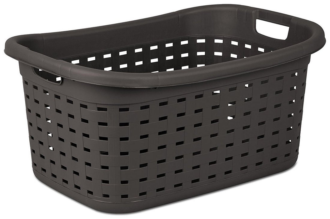 Sterilite Weave Laundry Basket, Brown, 26 x 18.38 x 12.5 inch