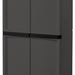 Sterilite 4-Shelf Cabinet, Grey, 25.63 x 18.88 x 69.38 inch