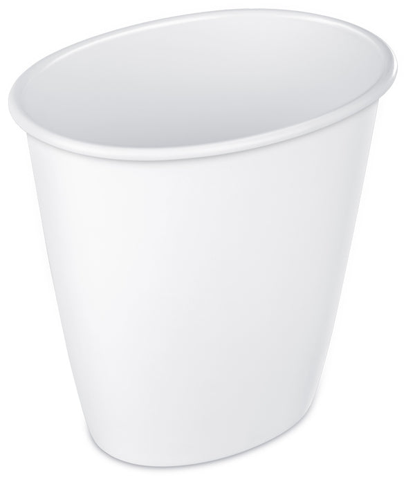 Sterilite Oval Vanity Wastebasket, 1.5 gl