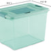 Sterilite 24 L Fresh Scent Box, Aqua Tint, 16.25 x 11.25 x 11.63 inch