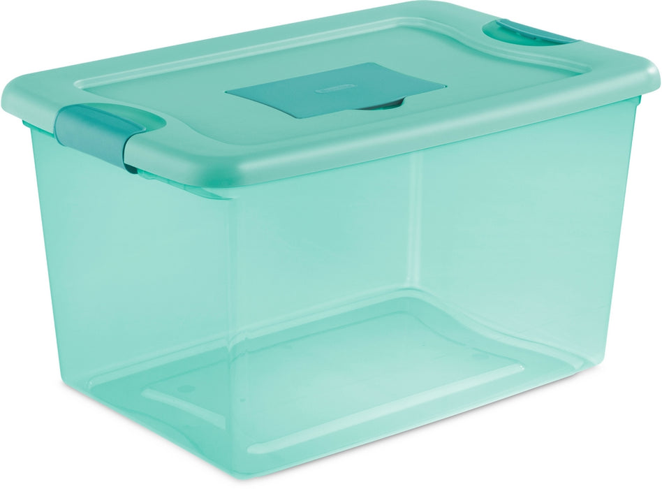 Sterilite 61 L Fresh Scent Box, Aqua Tint, 60.3 x 40.6 x 34.3cm