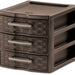 Sterilite Small Weave 3 Drawer Unit, 8 x 7 x 6 inch