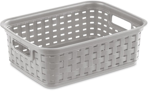 Sterlite Small Weave basket, Espresso, 29.9 x 22.2 x 10.2 cm