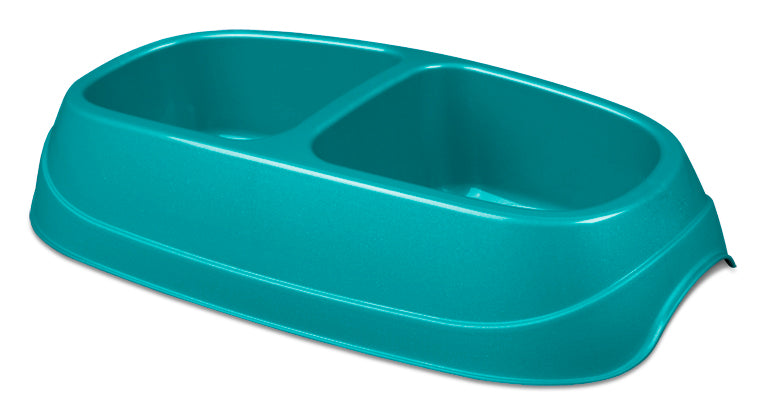 Sterilite Large Double Pet Dish, Blue, 1 ct