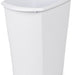 Sterlite 3 Gallon Rectengular Wastebasket, White, 31.4 x 21.6 x 44.1 cm