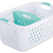 Sterilite Divided Laundry Basket, 26.75 x 20 x 13.63 inch