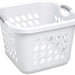 Sterilite 53 L Laundry Basket, White, 19 x 19 x 13.88 inch