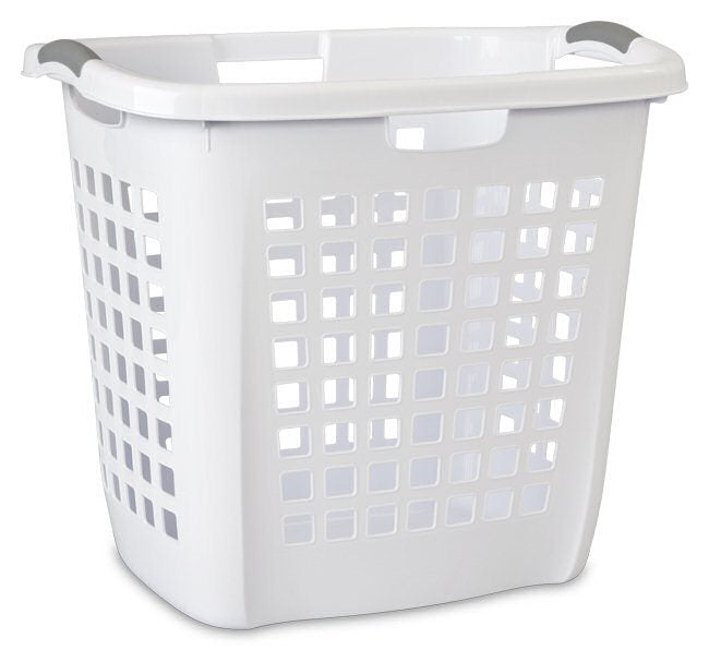 Sterilite Ultra Easy Carry Hamper White, 22.25 x 17.38 x19.88 inch