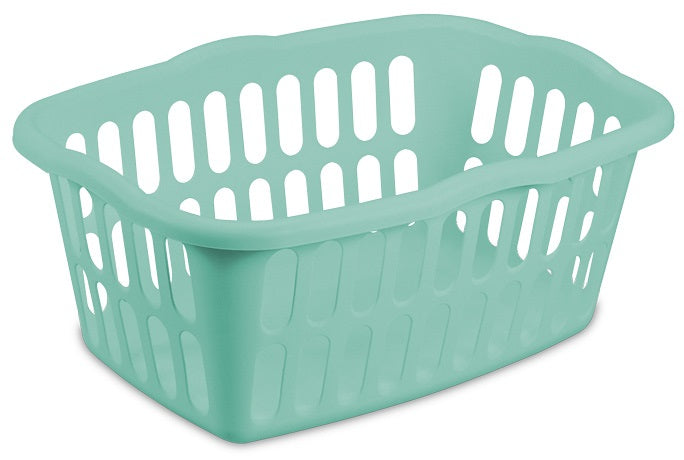 Sterilite Bushel Rectangular Laundry Basket Hamper, 24 x 17.38  x 10.38 inch