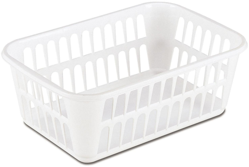 Sterilite Storage Basket Tray, White, 1 pc