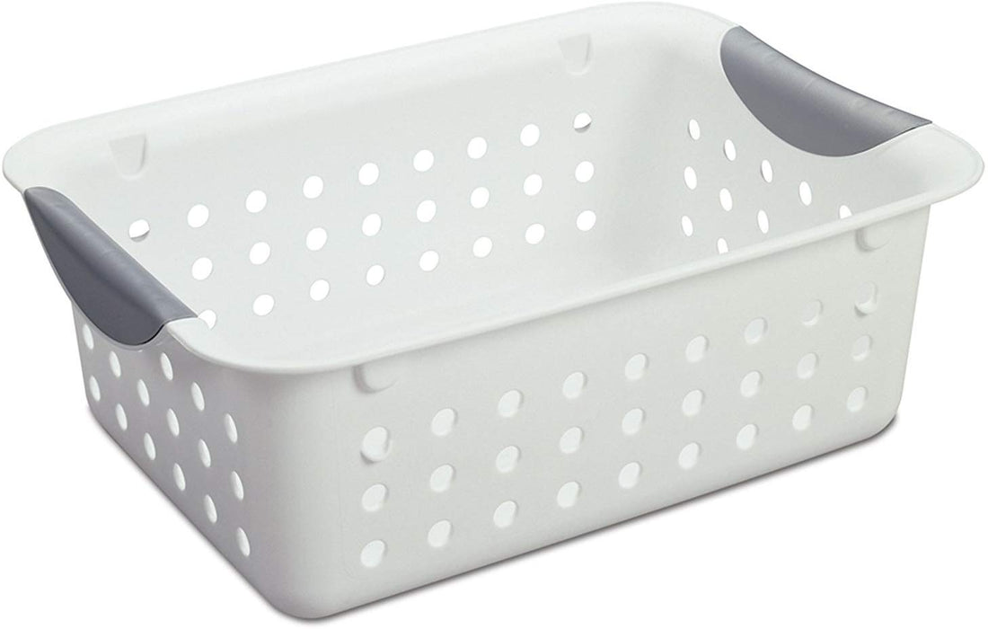 Sterilite Ultra Small Basket, White, 1 pc