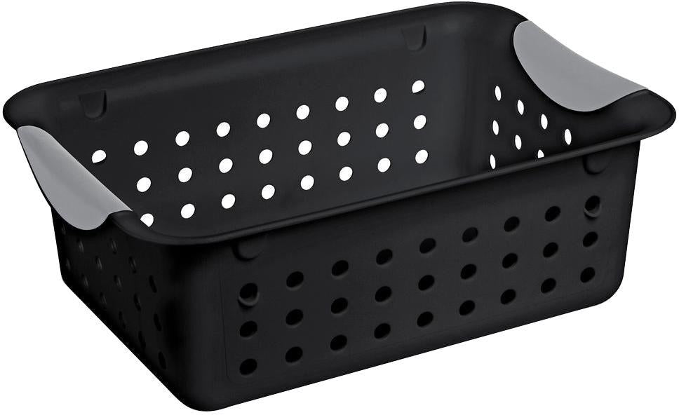 Sterilite Ultra Small Basket, Black, 1 pc