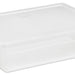 Sterilite 28 Quarts Clear Base Storage Box, 23 x 16.25 x 6 inch