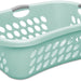 Sterilite Bushel Ultra HipHold Laundry Basket, Aqua, 26.38 x 18.13 x 10 inch