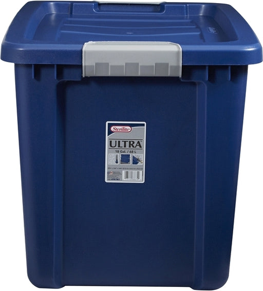 Sterilite 18 Gallon Ultra Tote, True Blue, 57.8 x 42.2 x 42.2 cm