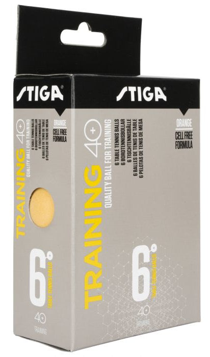 Stiga Training Table Tennis Balls, 6 ct