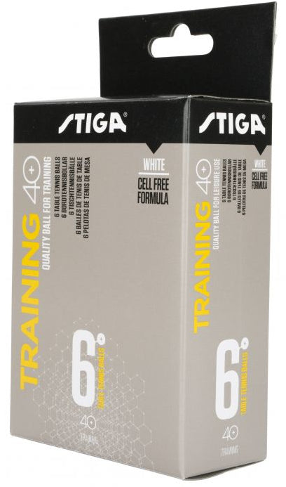 Stiga Training Table Tennis Balls, 6 ct