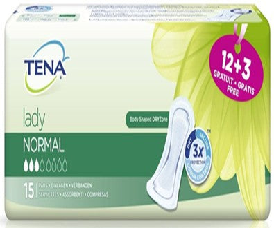 Tena Lady pads, Normal, 15 ct