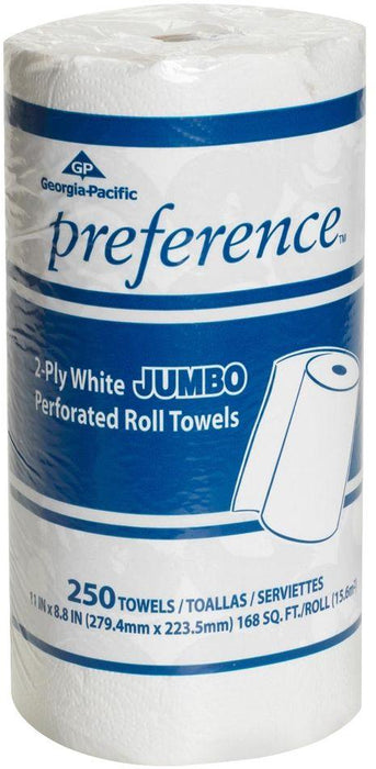 Georgia-Pacific Preference White Jumbo Preforated Paper Towels, 12-Pack, 12 ct