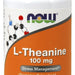 Now L-Theanine 100 mg Veg Capsules, Stress Management, 90 ct