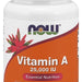 Now Vitamin A 25,000 IU Softgels, Essential Nutrition, 100 ct