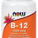 Now B-12 Nervous System Health Lozenges, 1000 mcg, 100 ct