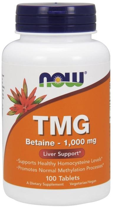 Now TMG 1,000 mg Tablets, Liver Support, 100 ct