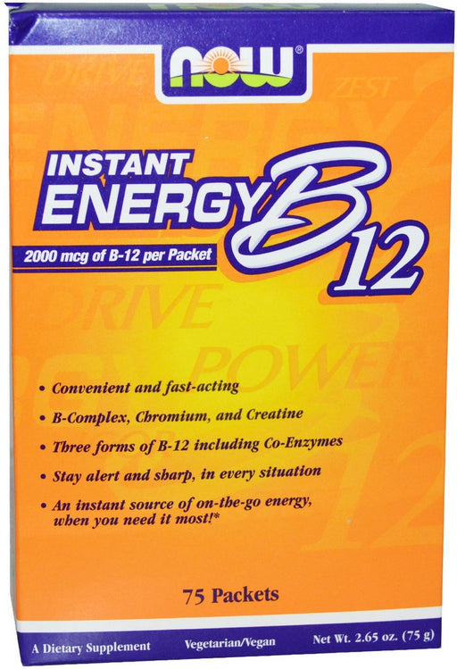 Now B-12 Instant Energy, 2000 mcg, 75 ct