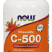 Now Vitamin C-500 Cherry Chewable Tablets, Antioxidant Protection, 100 ct