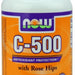 Now C-500 Tablets with Rose Hips Dietary Supplement, 250 ct