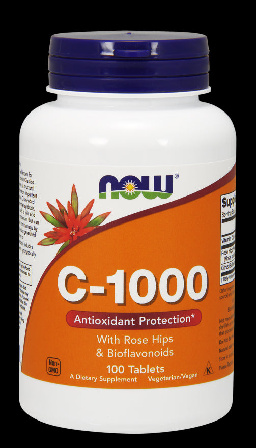 Now C-1000  Antioxidant Protection with Bioflavonoids Tablets, 100 ct