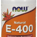 Now Vitamin E-400 D-Alpha Tocopheryl Softgels, Antioxidant Protection, 100 ct