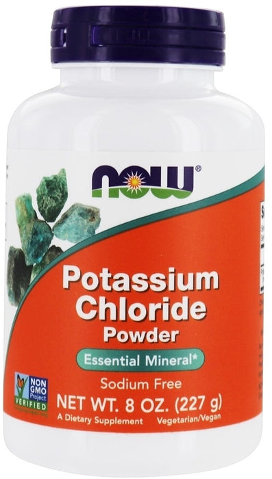 Now Potassium Chloride Powder, 227 gr