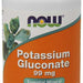Now Potassium Gluconate Tablets, 100 ct