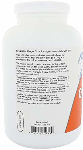 Now Omega-3 1000 MG, 500 ct