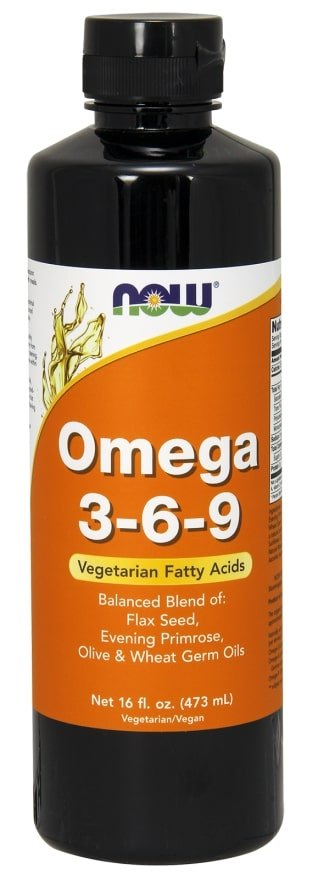 Now Omega 3-6-9 Liquid, Vegetarian Fatty Acids, 473 ml