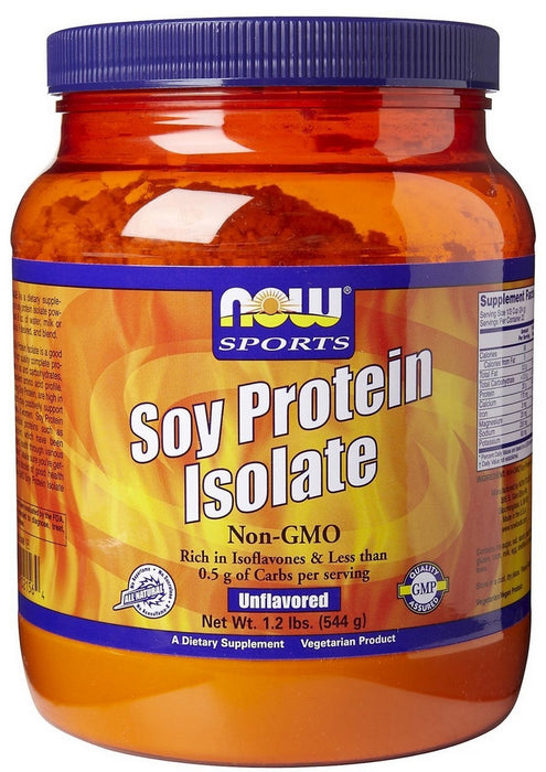Now Soy Protein Non-GMO Unflavored, 1.2 lbs