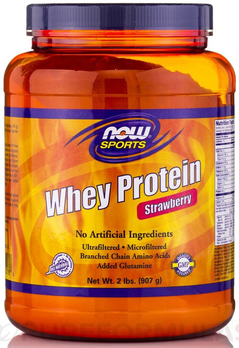 Now Sports Whey Protein Strawberry , 2 lbs