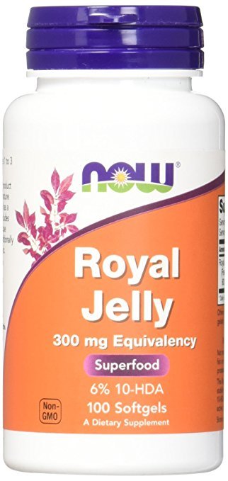 Now Royal Jelly Superfood Softgels, 300 mg, 100 ct