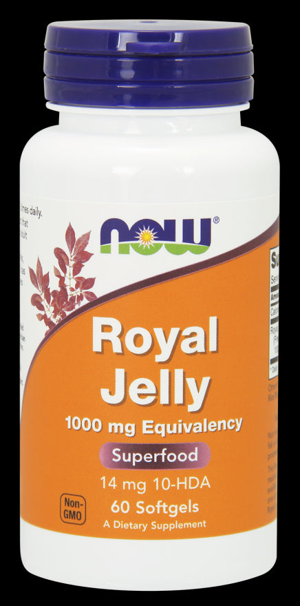 Now Royal Jelly Superfood Softgels, 1000 mg, 60 ct