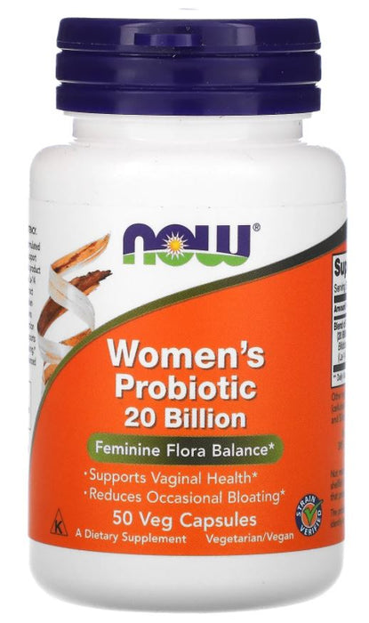 Now Foods Women's Probiotic 20 Billion Vegetable Capsules , 50 ct