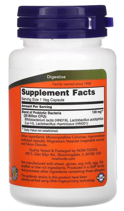 Now Foods Women's Probiotic 20 Billion Vegetable Capsules , 50 ct