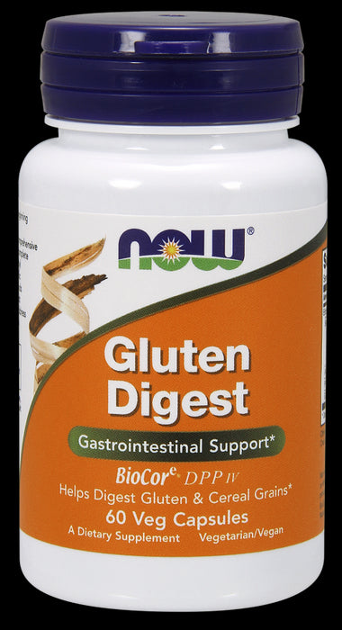 Now Gluten Digest Gastrointestinal Support Capsules, 60 ct