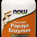 Now Papaya Enzymes Chewable Digestive Support Lozenges, 180 ct