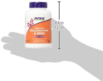 Now Supplements Glucosamine & MSM Vegetarian, 120 ct
