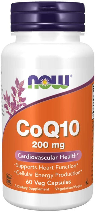 Now CoQ10 200 mg Capsules, 60 ct