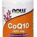Now C0Q10 400 mg Softgels, Cardiovascular Health, 30 ct